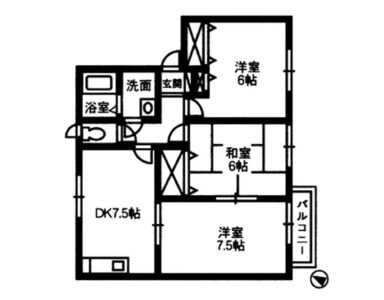 キャトルメゾンA-202の間取り