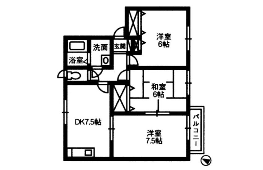 キャトルメゾンA-202の間取り