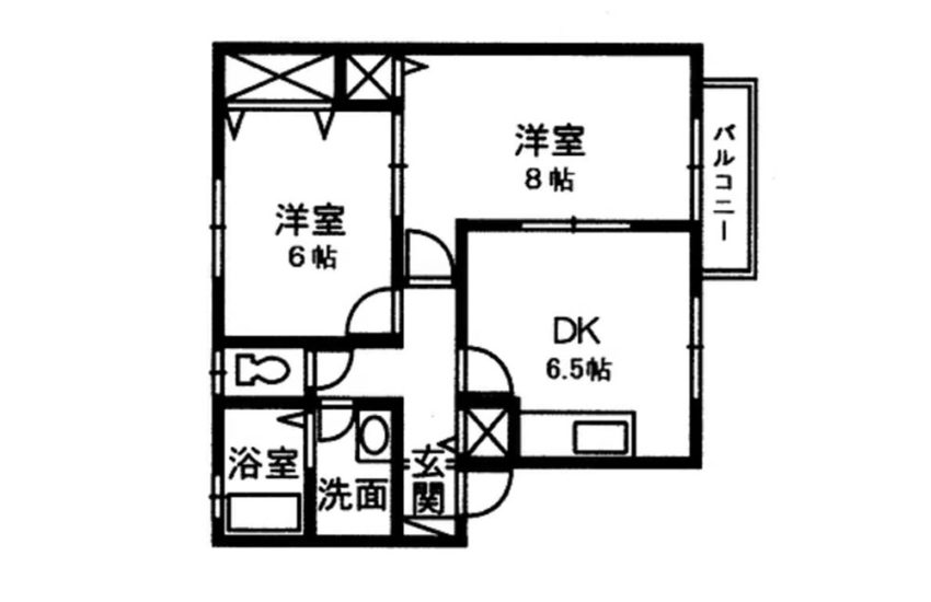 キャトルメゾンD-101間取り